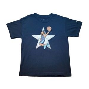 LEBRON JAMES Nike tee Puppet Youth Medium blue T shirt